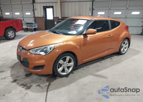 2013 Hyundai Veloster Base W/Black from USA, damaged, VIN KMHTC6AD7DU155437
